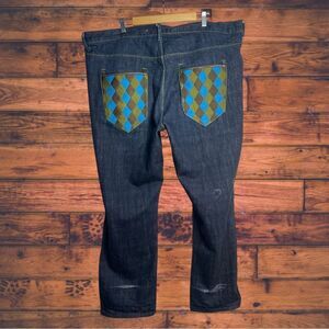 Live Mechanics Embroidered Pocket Jeans‎ Size 44